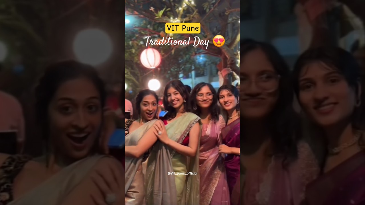 VIT Pune | Vishwakarma Institute of Technology Pune Traditional Day | @Vit_pune_official | Campus