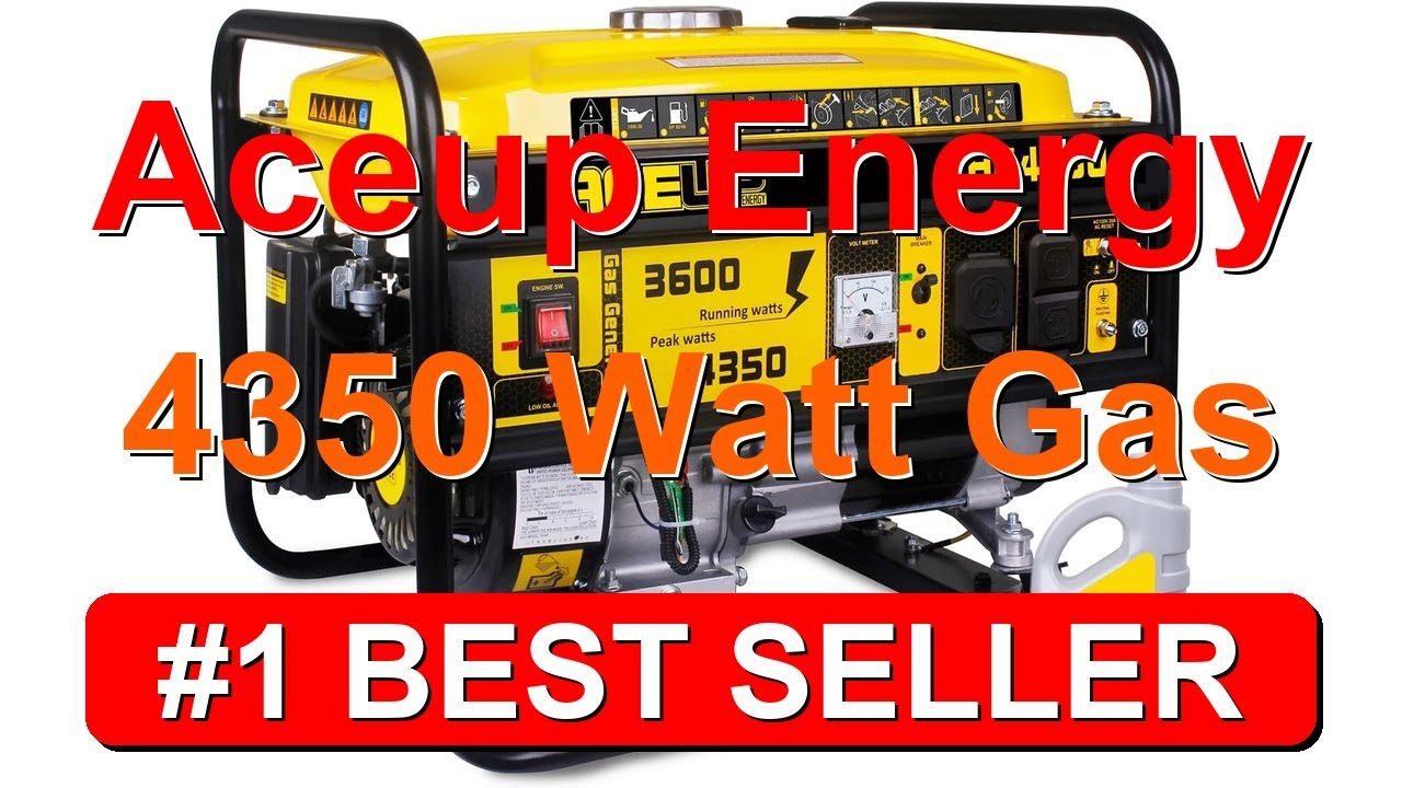 Бензиновый генератор Aceup Energy мощностью 4350 Вт для домашнего использования, портативный, раб...