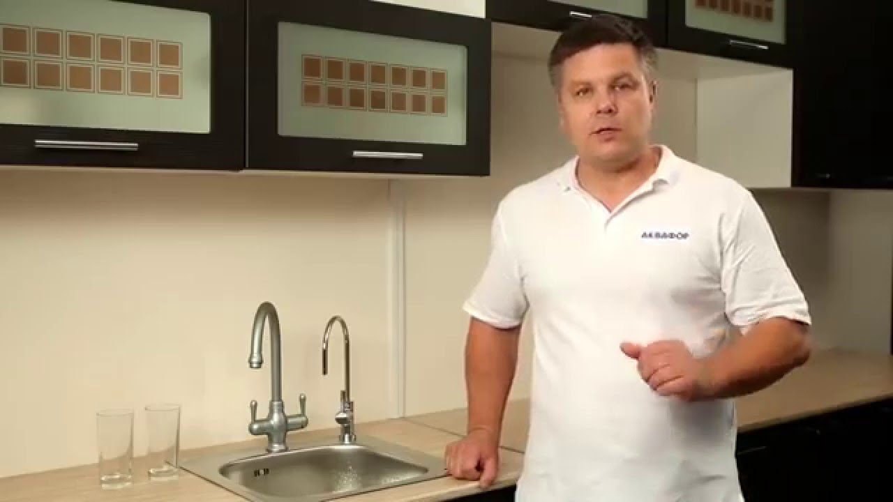 Установка фильтра Аквафор Осмо DWM 101 Морион - YouTube