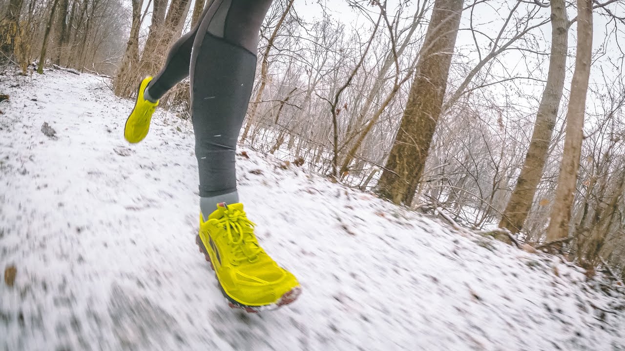 You never know what to expect running in a Midwest Winter
