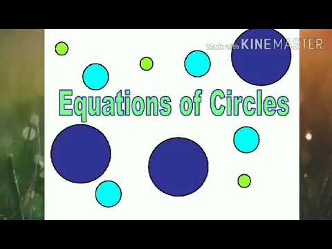 Writing Equation of a Circle in Standard Form - YouTube