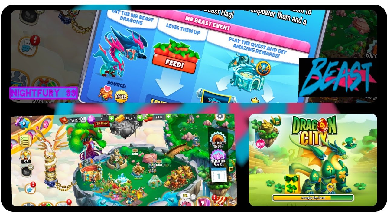 I downloaded Dragon City........Mr. Beast' Contest | + Walkthrough ...