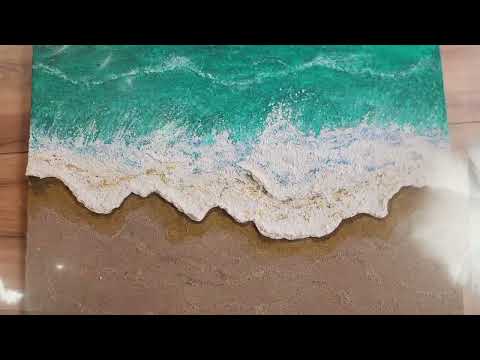 Texture Art Sea Painting | By Babita Keshan