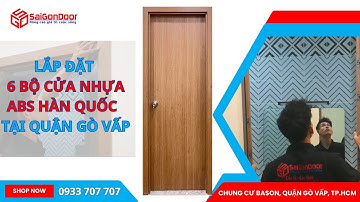 ✅ Lắp đặt hoàn thiện cửa nhựa ABS Hàn Quốc cho cửa phòng ngủ | Cửa Nhựa Giả Gỗ | Cửa Nhựa Cao Cấp