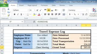 MS Excel 2010 Lesson 8 Saving