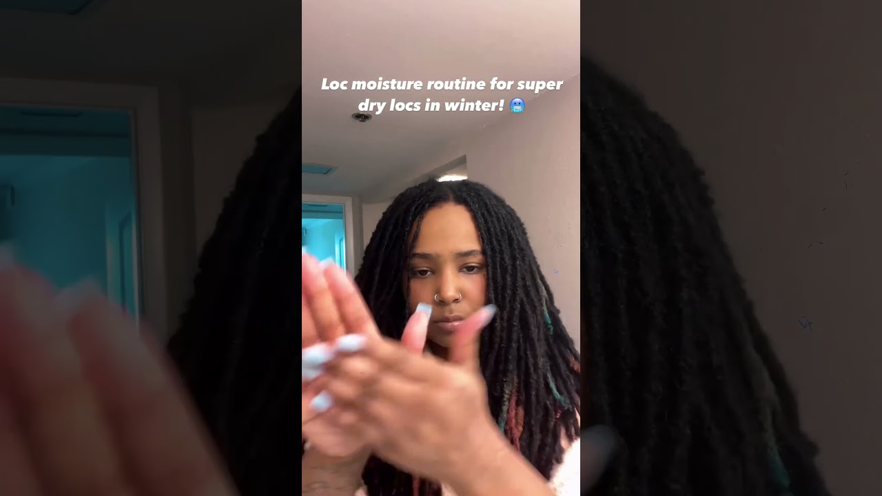 Loc moisture routine for winter months! 🥶 