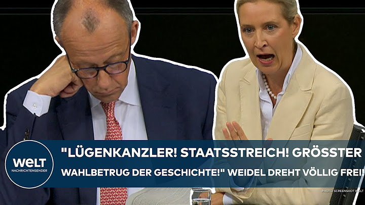 BERLIN: "Lügenkanzler! Staatsstreich! Größter Wahlbetrug der Geschichte!" Weidel feuert gegen Merz!