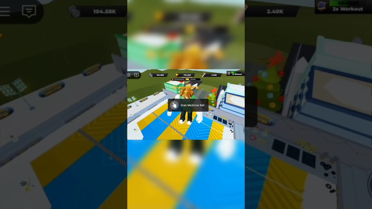 Powerful bodybuilder. 