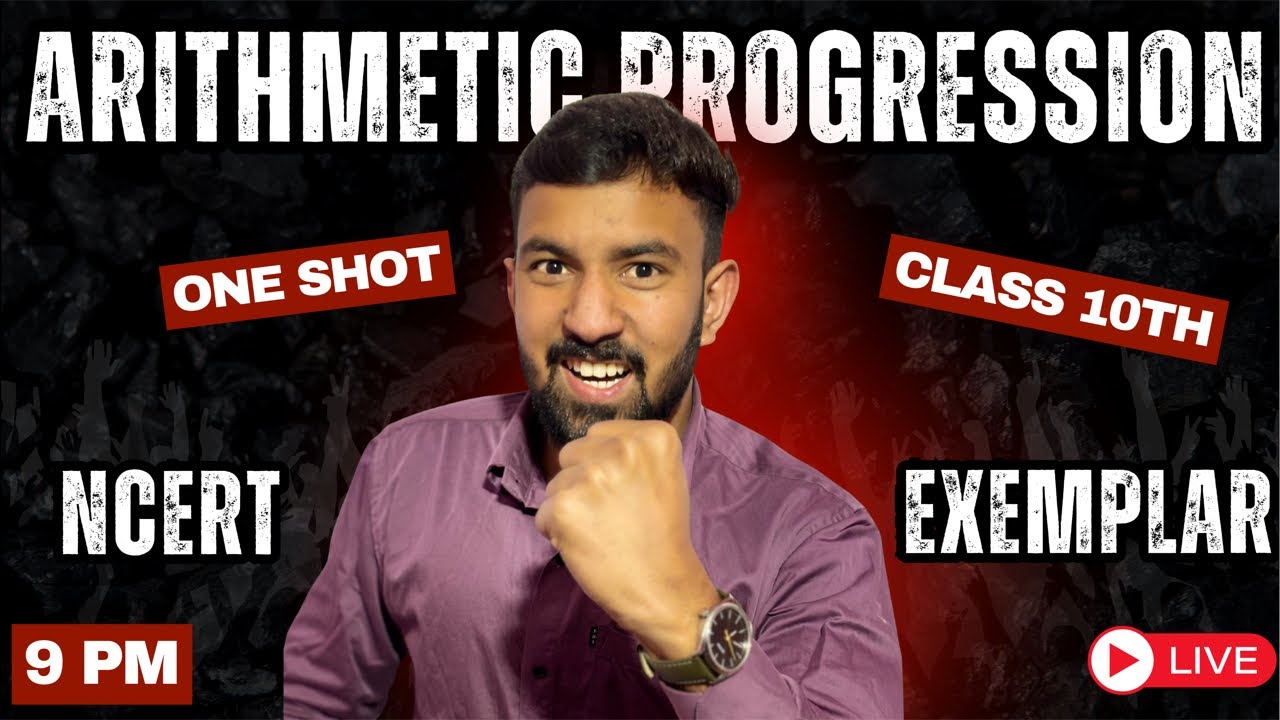 Class 10th Maths | Ch 5 Arithmetic Progression | NCERT Exemplar ...