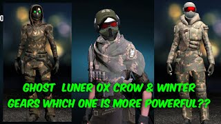 Sniper3D new ghost gears review and comparison with luner crow&winter gears which is more powerful?? screenshot 5