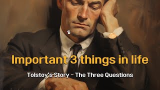 The 3 most important things in life - Tolstoy's Three Questions