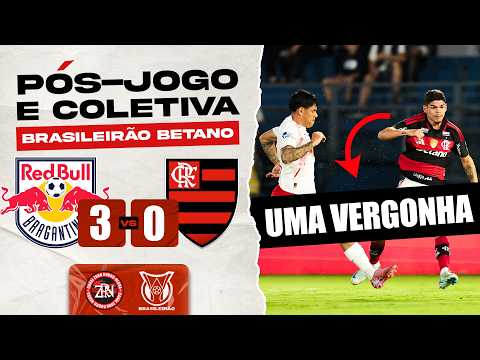 BRAGANTINO X FLAMENGO | BRASILEIRÃO 2026 | PÓS-JOGO E COLETIVA (AO VIVO)