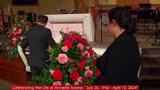 Celebrating the Life of Annette Towne. "July 26, 1940 - April 10, 2024"