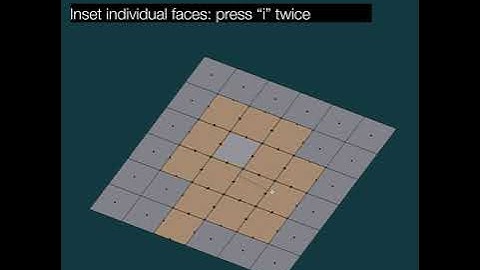 Daily Blender Tip #6 - Inset Individual Faces