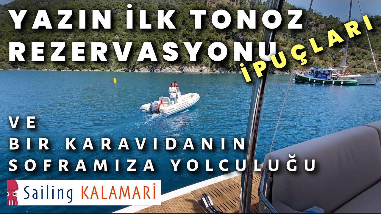 ⁣Göcek'te Yazın İlk Tonoz Rezervasyonu (İPUÇLARI) ve Bir KARAVİDANIN Soframıza Yolculuğu...
