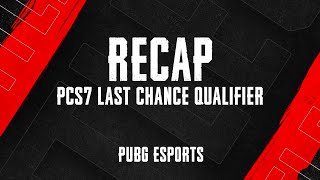 Recap | PCS7 Last Chance Qualifier