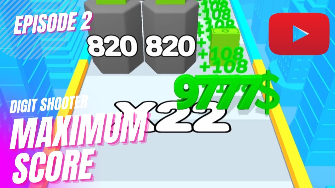 Maximum Score | Digit Shooter | Mobile Game | IOS-ANDROID GAME  | BEST GAME 2023