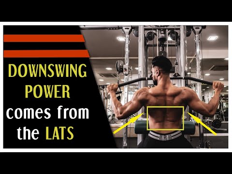 DOWNSWING POWER come from the LATS!