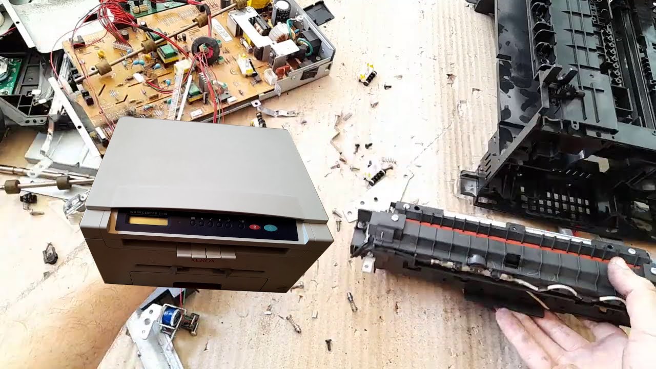 Полная Разборка МФУ Xerox Workcentre 3119 - YouTube