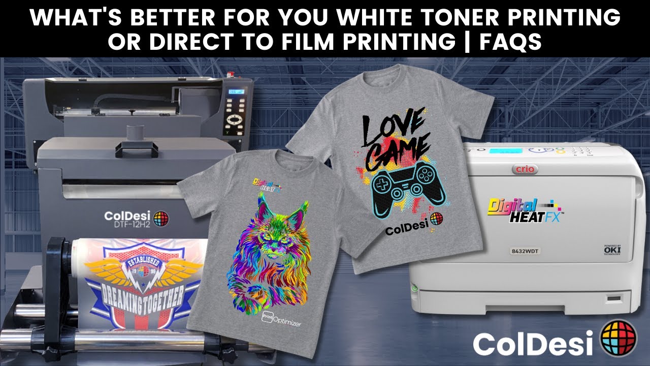 What's Better For You, White Toner Or Direct To Film? | FAQs - YouTube