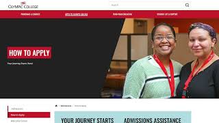 How to Apply to Olympic College