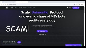 UNIMANTIC SCAM USING MEV BOTS AND PROMISING DAILY RETURNS THAT AMOUNT TO 300-600% OVER 6 MONTHS