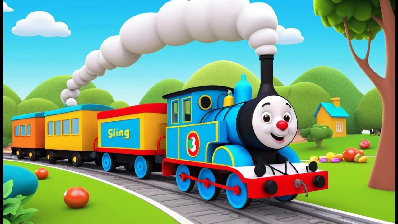 Little Train Animation Little Train Brings Teddy to the Park π | Funny and Fun Kids Nursery ...