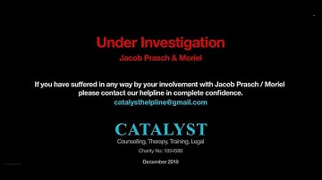 Jacob Prasch & Moriel Under Investigation