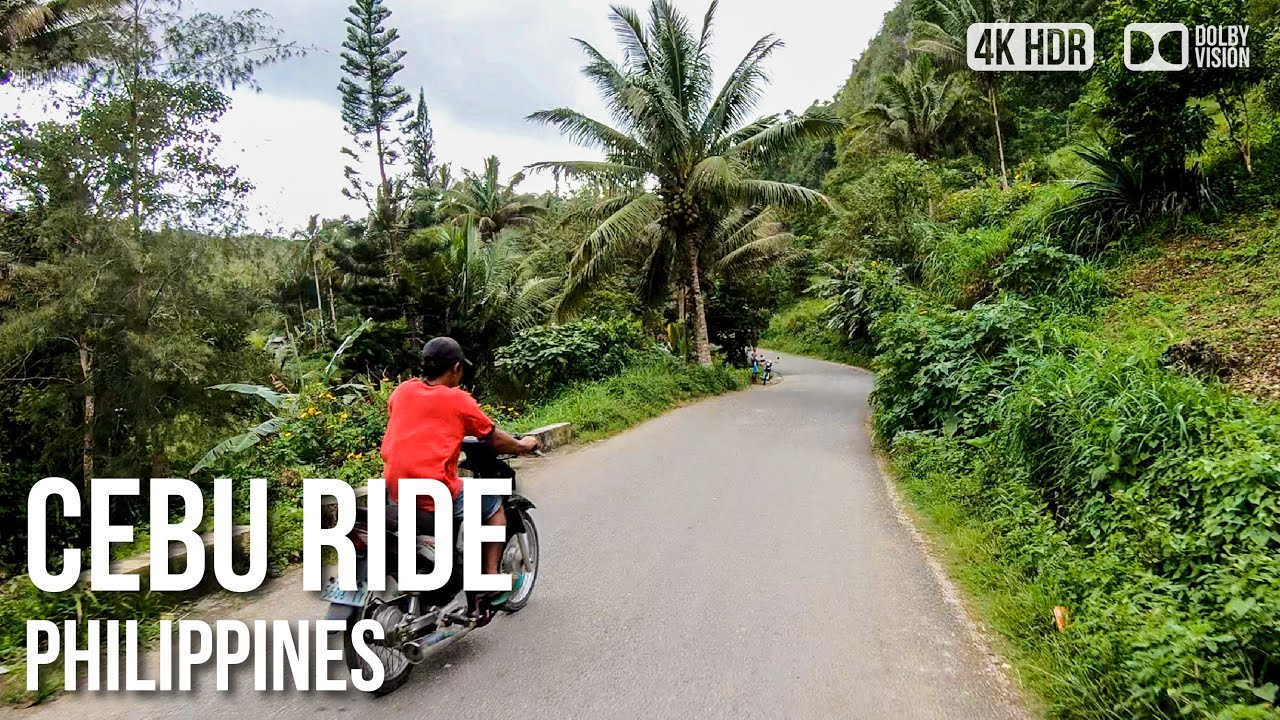 Cebu Mountains Motorcycle Ride 🇵🇭 Philippines [4K HDR] Drive Tour