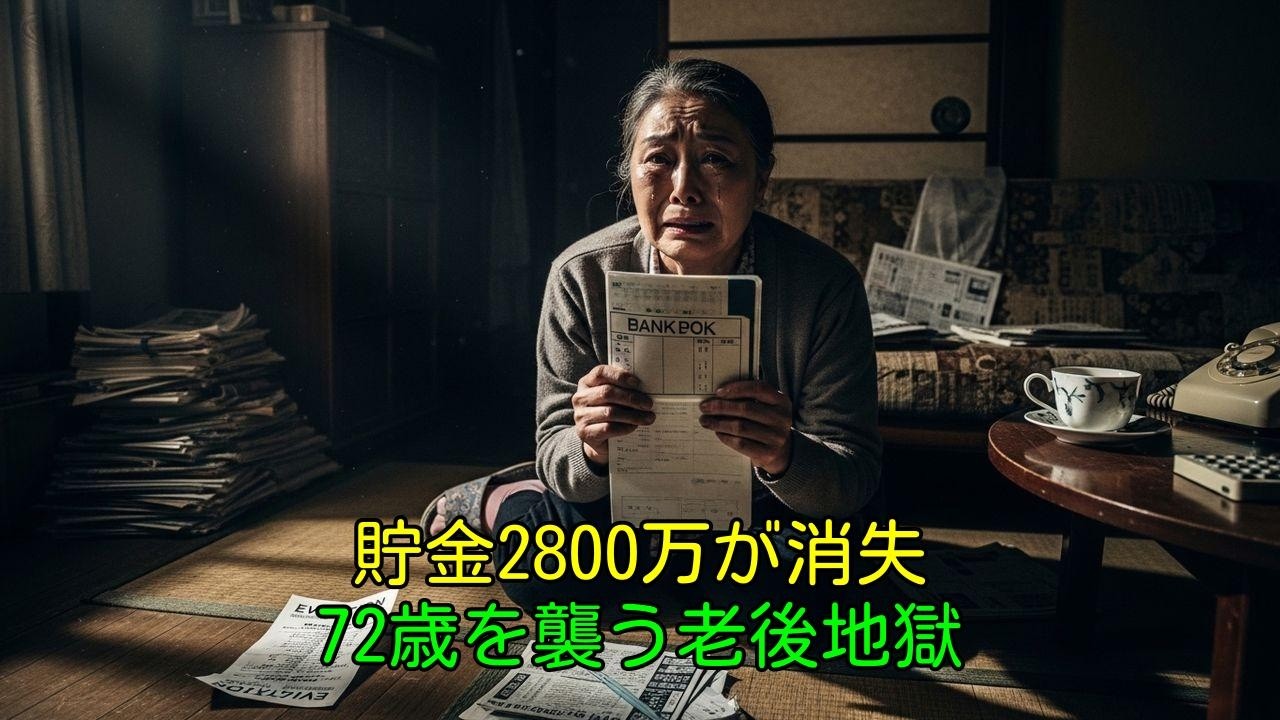 貯金2800万が消えた…72歳女性を襲った老後地獄の真実
