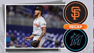 Giants vs. Marlins Game Highlights (4\/15\/24) | MLB Highlights