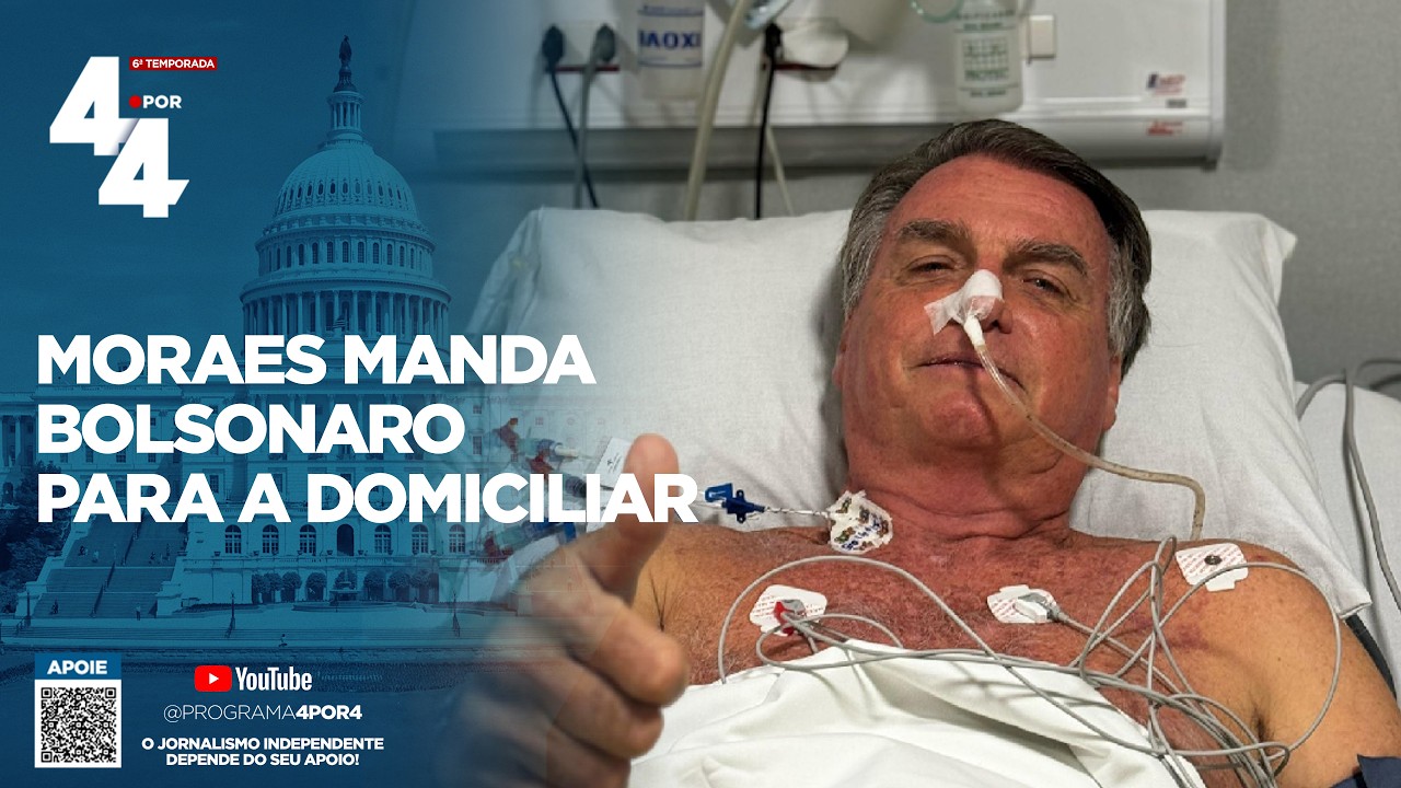 Lacombe, Ana, Constantino e Grigollette debatem domiciliar a Bolsonaro