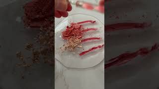 Slime Coloring with Lipstick and Eyeshadow #shorts #makeupslime  #slimecoloring