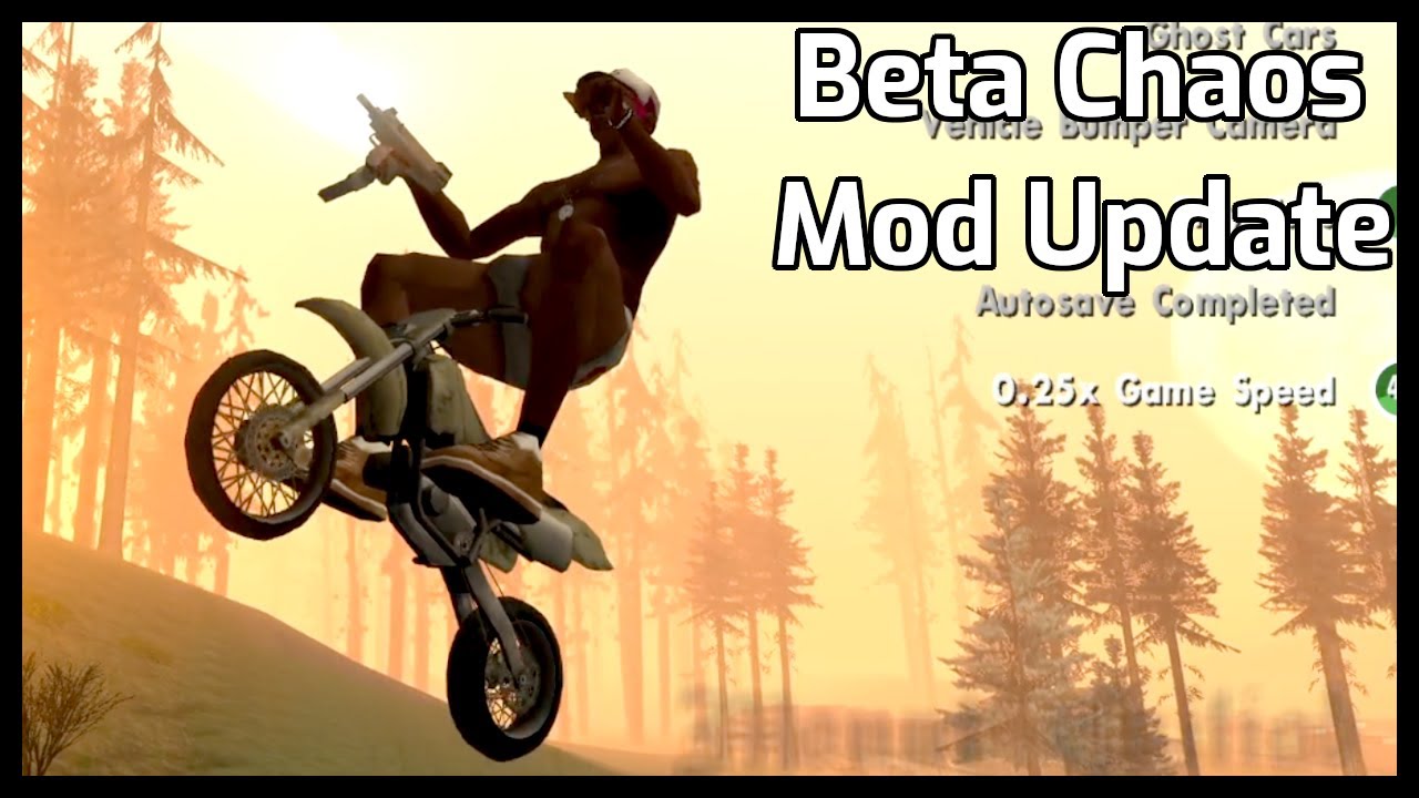 New Chaos Mod Test Run! | GTA:SA Chaos Mod v3 Any% NMG Part 2 - YouTube