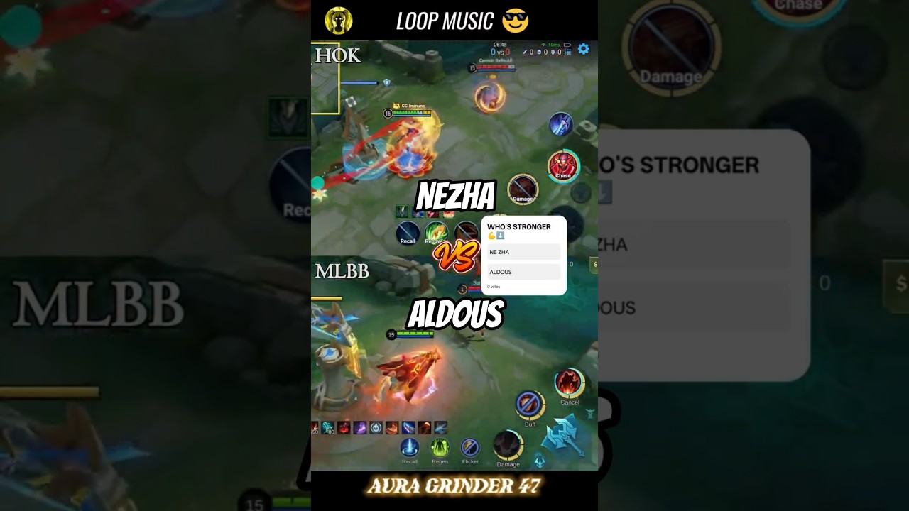 Nezha vs Aldous - Best HOK vs MLBB Comparison - Honor of Kings vs Mobile Legends