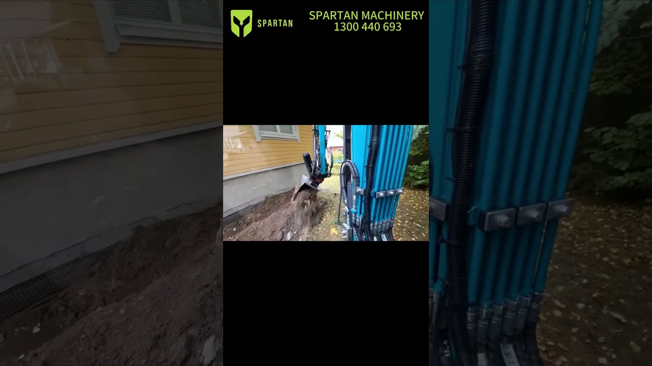 Spartan Sunward SWE20F compact digging garden household shovel mini excavator