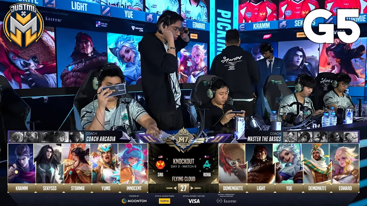 SRG против RORA - Игра 5 | Этап плей-офф, 3-й день | Чемпионат мира M7