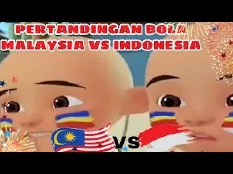 Upin ipin dan kawan kawan | Sepak Bola Indonesia Vs Malaysia - YouTube