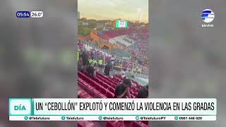 Un Cebollón Explotó Y Comenzó La Violencia En Las Gradas