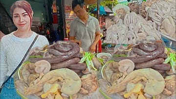 Choáng khủng mâm mẹt lòng heo luộc chấm mắm tôm ngon chất lượng giá bình dân ở Sài Gòn!