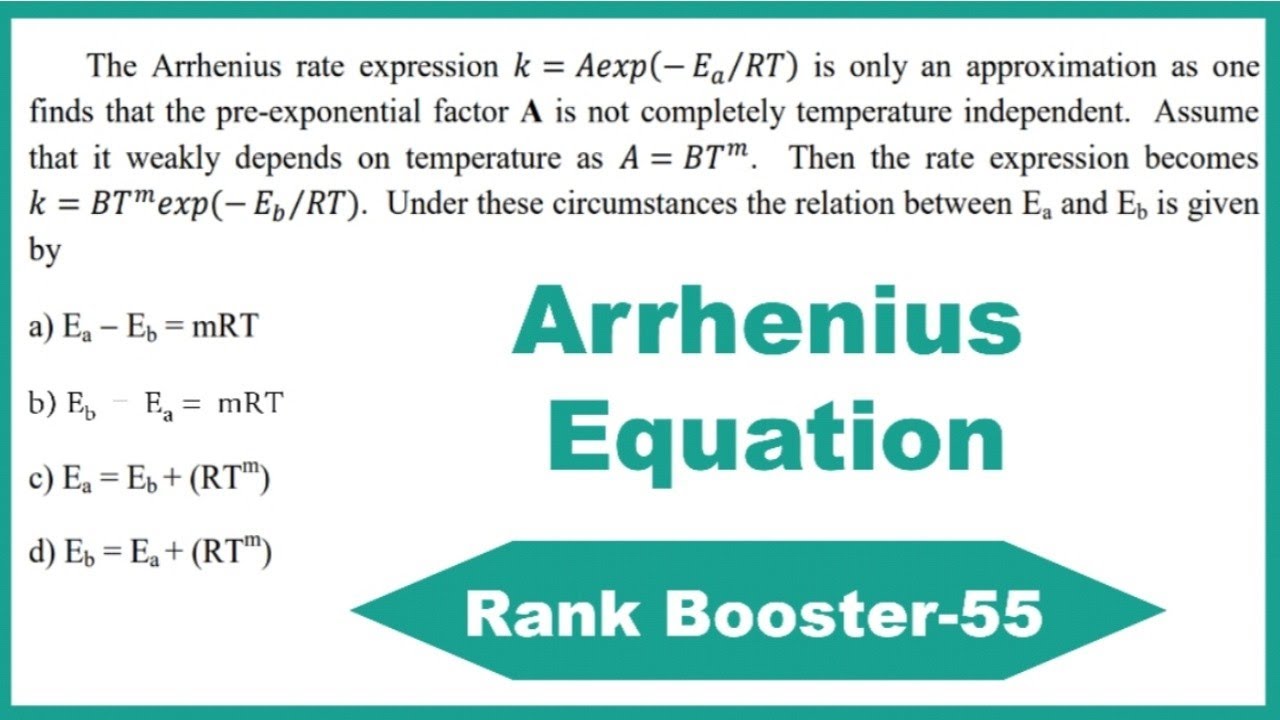 Arrhenius Equation Chemical Kinetics Temperature Dependence Of Rate Of arrhenius-equation-chemical-kinetics-temperature-dependence-of-rate-of