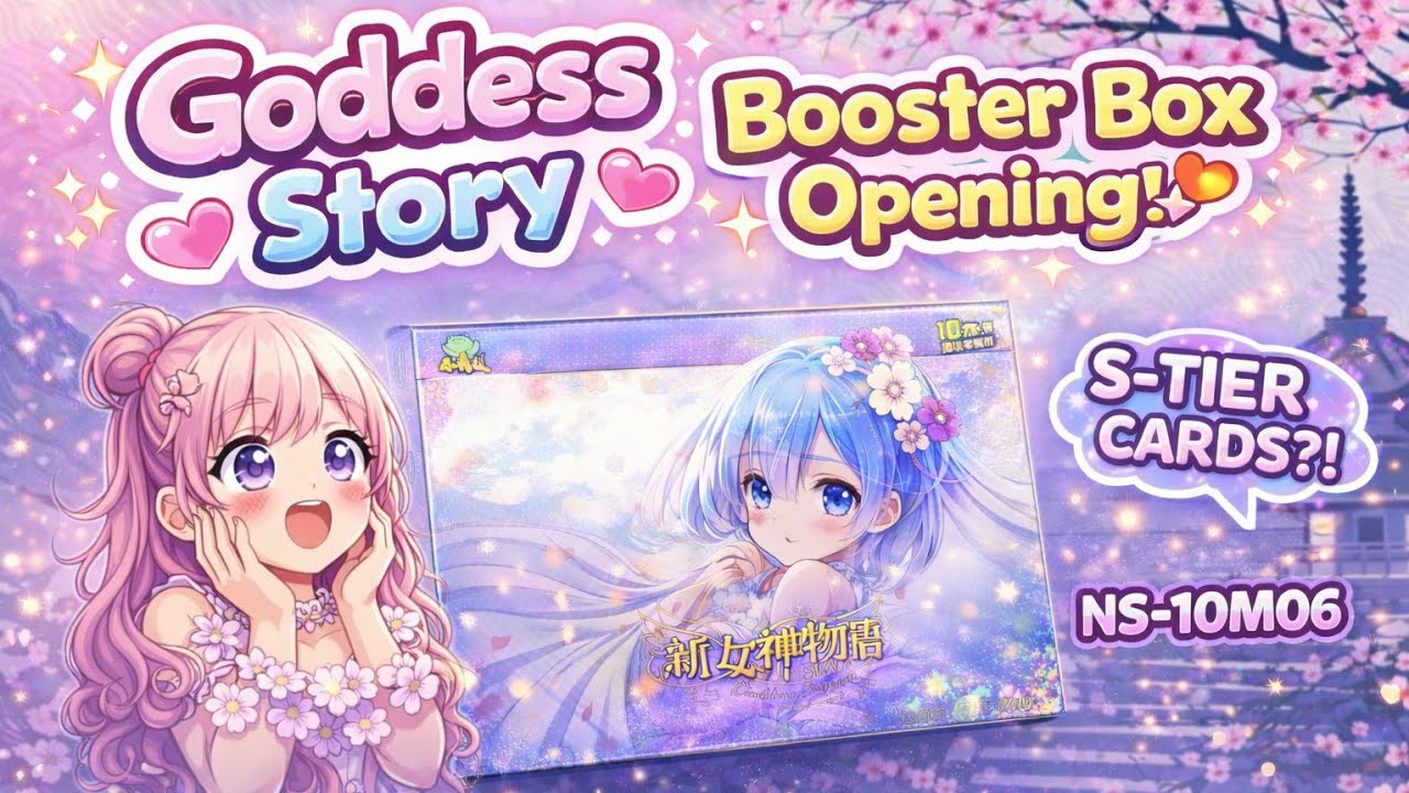 Goddess Story Booster Box Opening NS-10M06 🔥 Rare Waifu Cards & S-Tier Pulls!