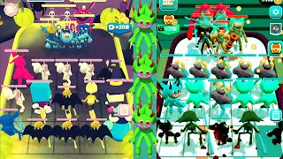 Merge Master Red Monster vs Merge Master Rainbow Friends Android Gameplay screenshot 5