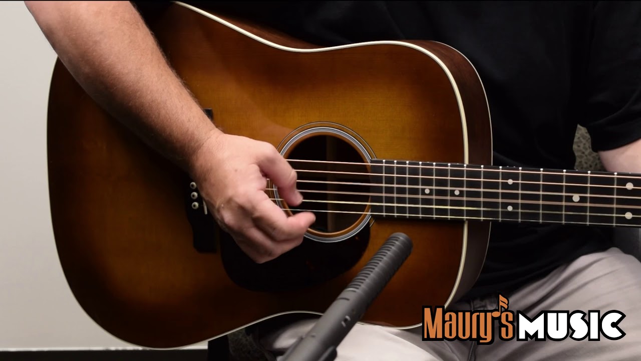 The Martin DE Black Walnut Ambertone at Maury’s Music