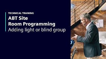 ABT Site Room Programming – Adding light or blind group