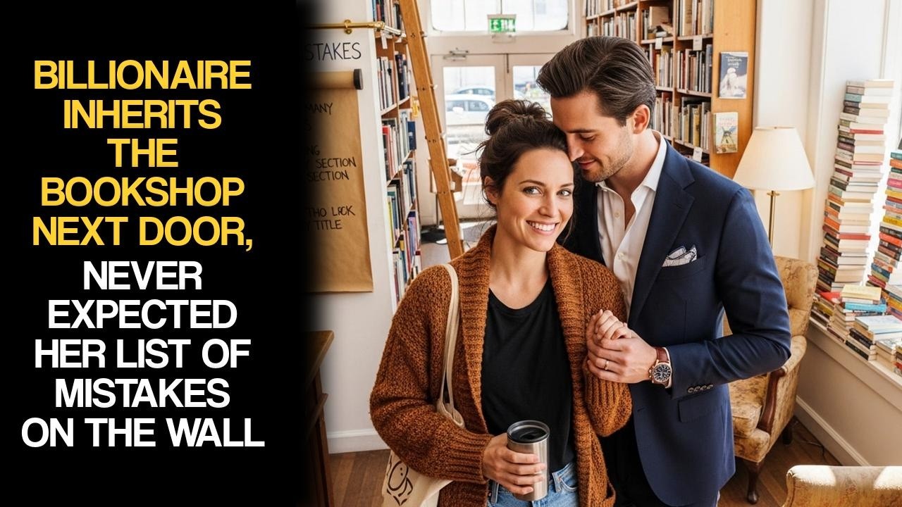 Billionaire Inherits The Bookshop Next Door, Never Expected Her List Of Mistakes On The Wall
