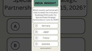 🔥 Only 1% Know This Answer! | Current Affairs Quiz 2026 🇮🇳 #shorts #mcq #quiz #india #education #gk
