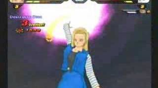 Dragonball Z Budokai Tenkaichi 2 Android 18S Past Part1