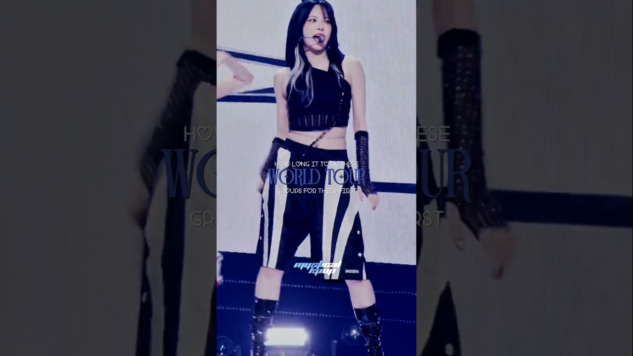 How long it took these kpop groups for their first world tour 