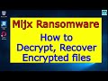 Mljx virus (ransomware). How to decrypt .Mljx files. Mljx File Recovery Guide.